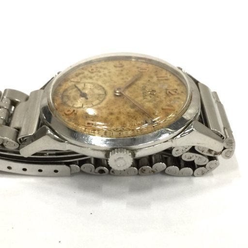 オメガ スモセコ スモールセコンド 手巻き 機械式 アンティーク 腕時計 メンズ 社外ブレス ファッション小物 OMEGAの画像2