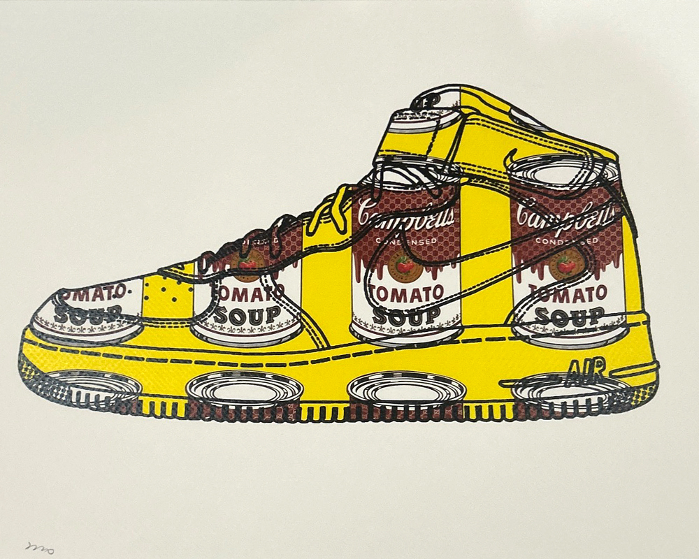 DEATH NYC ナイキ NIKE エアフォース1 GUCCI グッチ SNKRS ポップアート ウォーホル 世界限定100枚 アートポスター 現代アート KAWS Banksyの画像3