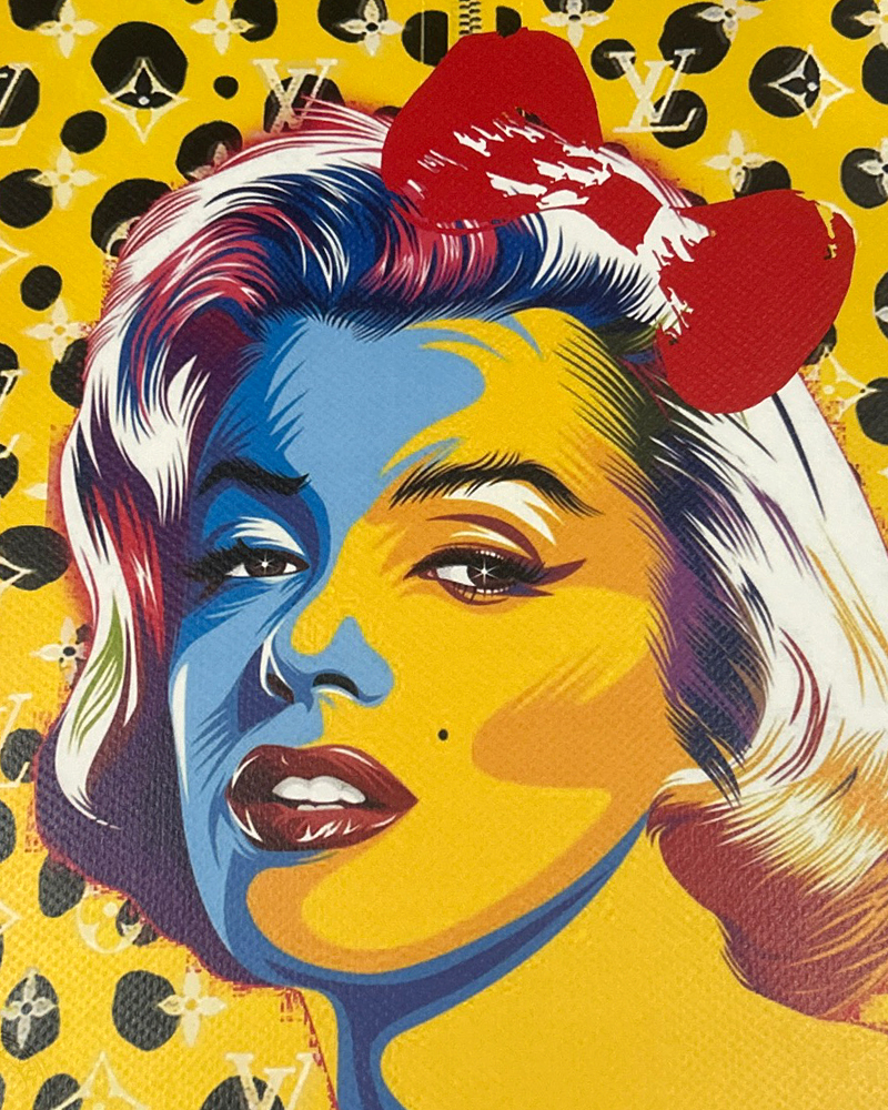 DEATH NYC マリリン・モンロー LOUISVUITTON ルイヴィトン 草間彌生 世界限定100枚 ポップアート アートポスター 現代アート KAWS Banksy_画像3