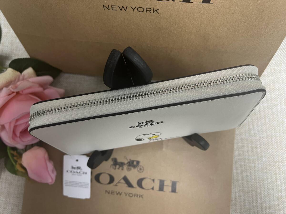 コーチ COACH 財布 長財布 COACH PEANUTS コーチ スヌーピー コラボ スヌーピー プレゼント 誕生日 ギフト 贈り物 新品 F53773 A102