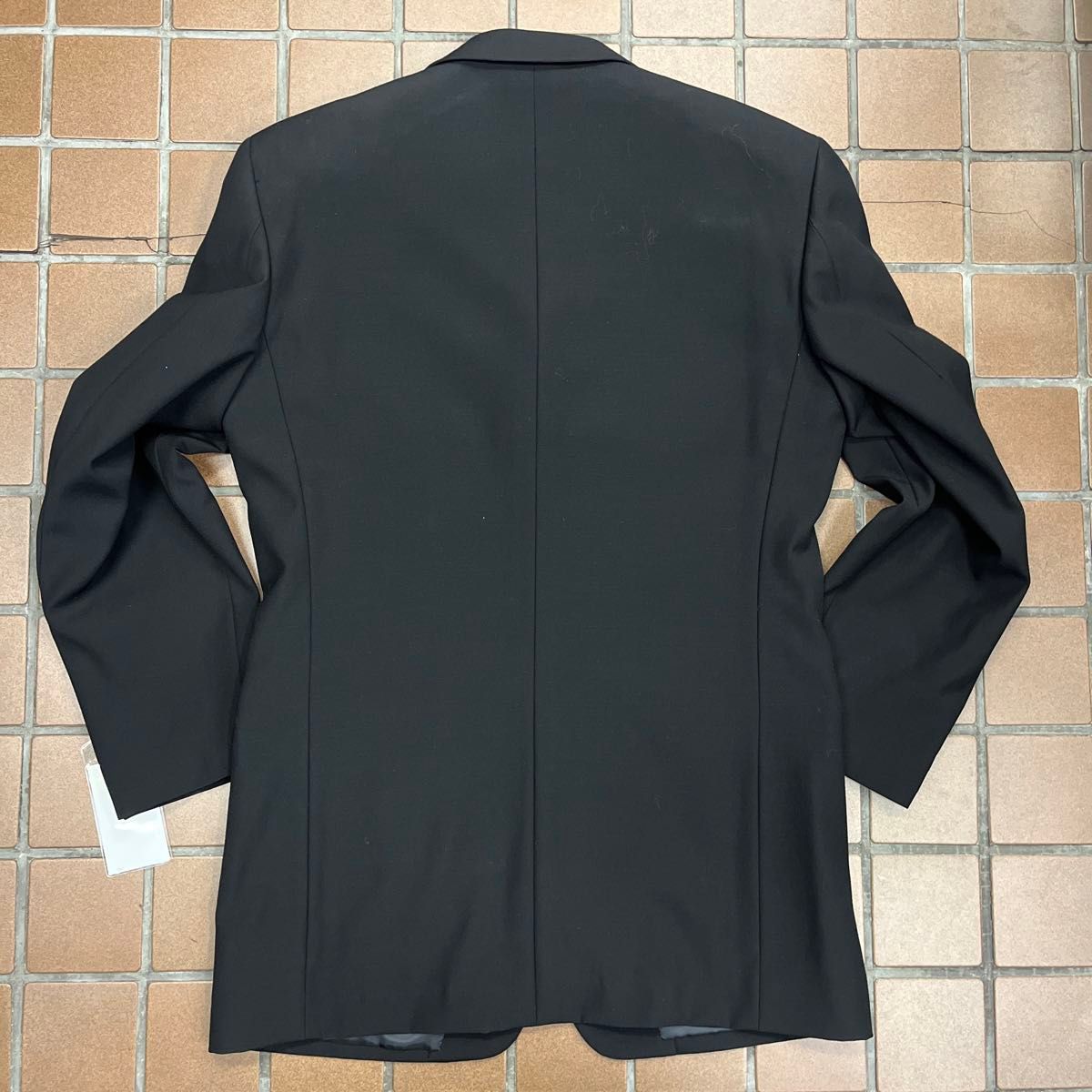 新品【サイズY8 3L★上品な礼服】3Bシングルスーツ ブラックフォーマル 背抜き メンズスーツ 喪服 冠婚葬祭 漆黒   