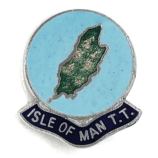 アイルオブマン ピンバッジ ISLE OF MAN Pin マン島 ＴＴレース トリスケリオン Pins Vintage Biker Triskelion_画像1