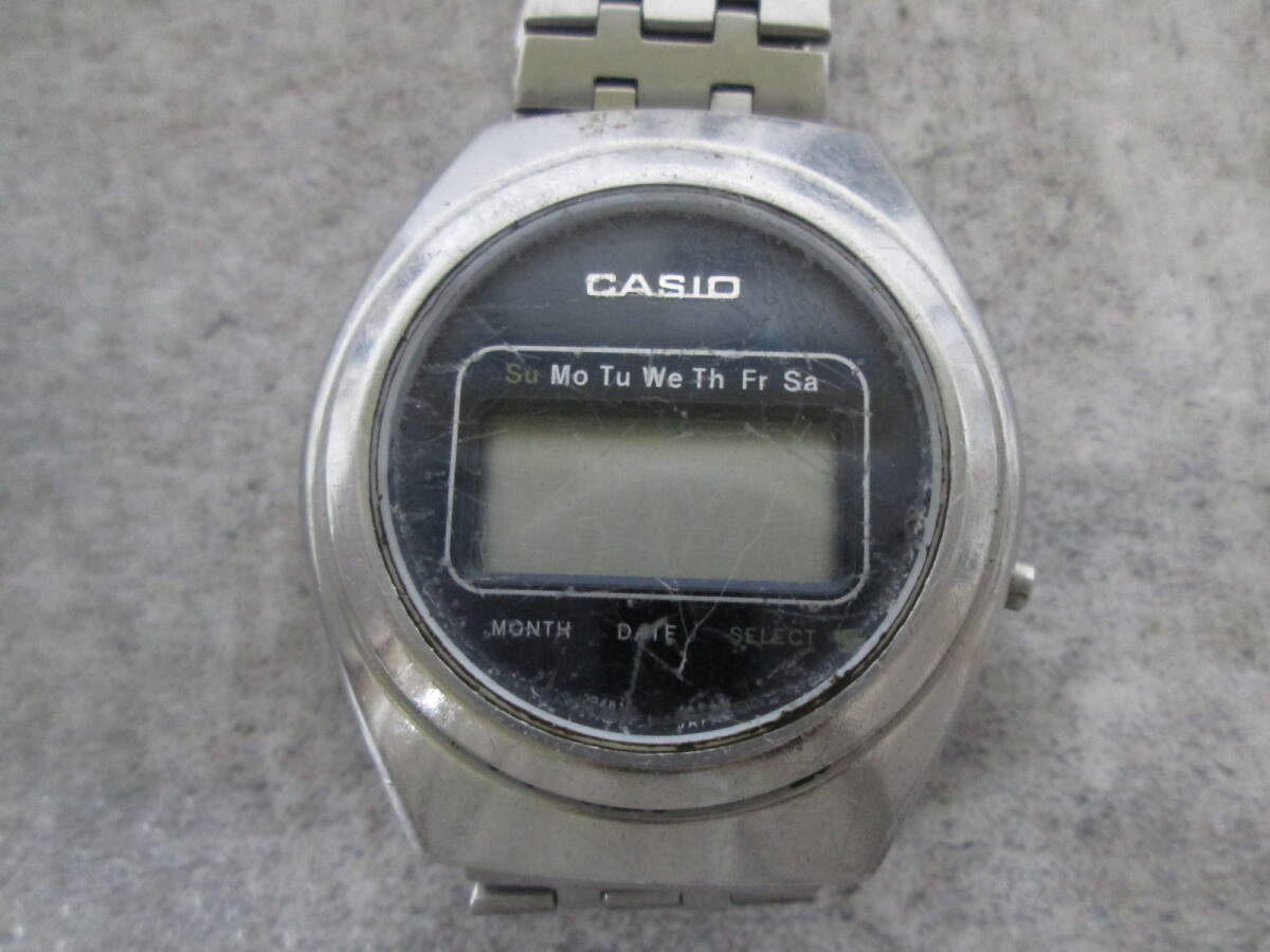 【0501h F10018】 ジャンク CASIO カシオ 腕時計 6個まとめ Wavecaptor CASIOTAON BESIDE 等 ベルトなし含 時計 メンズ レディース 不動の画像6