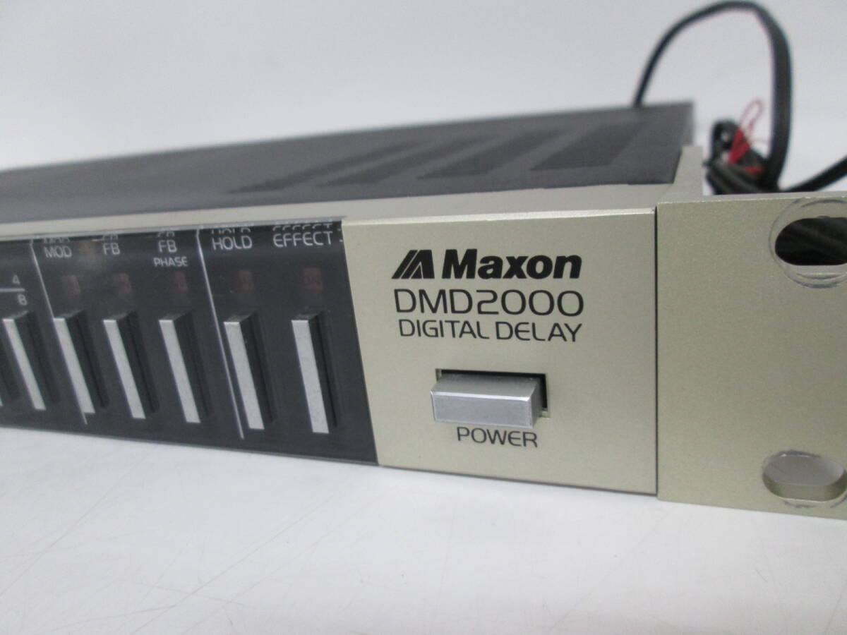 【0502h S10125】 Maxon 2点セット DEGITAL DELAY DMD2000(金具左右取付あり)/FC-40 FOOT CONTROLLER コード付き 通電OK 動作未確認の画像3