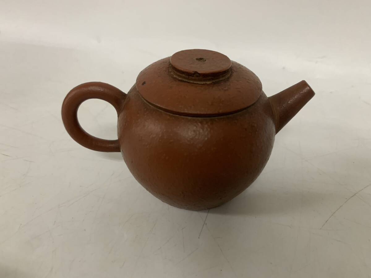 【0515y Y3028】 唐物 呉踏陶製 急須 梨皮 朱泥 紫砂 煎茶道具 茶器 希少品 _画像5