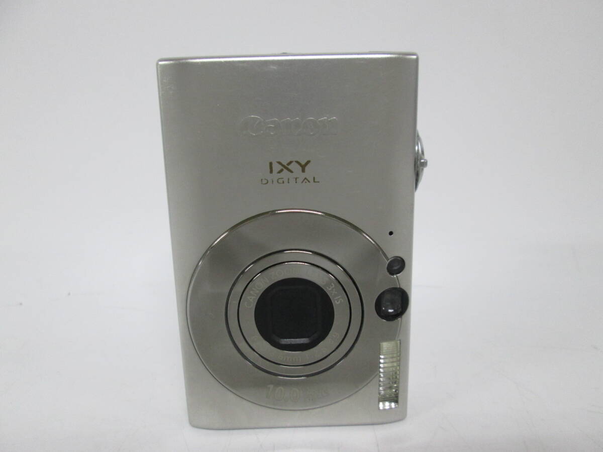 【0517n S10319】Canon IXY DIGITAL 25IS PC1262 キャノン コンパクトデジタルカメラ シルバー バッテリー/充電器/コード/取説付き_画像2