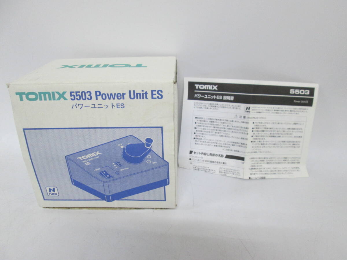 [0517n S10401]TOMIX power unit ES 5503 N gauge railroad model box / manual equipped 