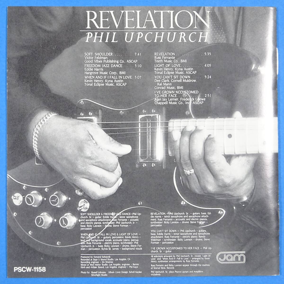 CD　フィル・アップチャーチ / リヴェレイション PHIL UPCHURCH / REVELATION【非売品 見本盤】1993年 日本盤 フュージョン ソウル・ジャズ_画像6