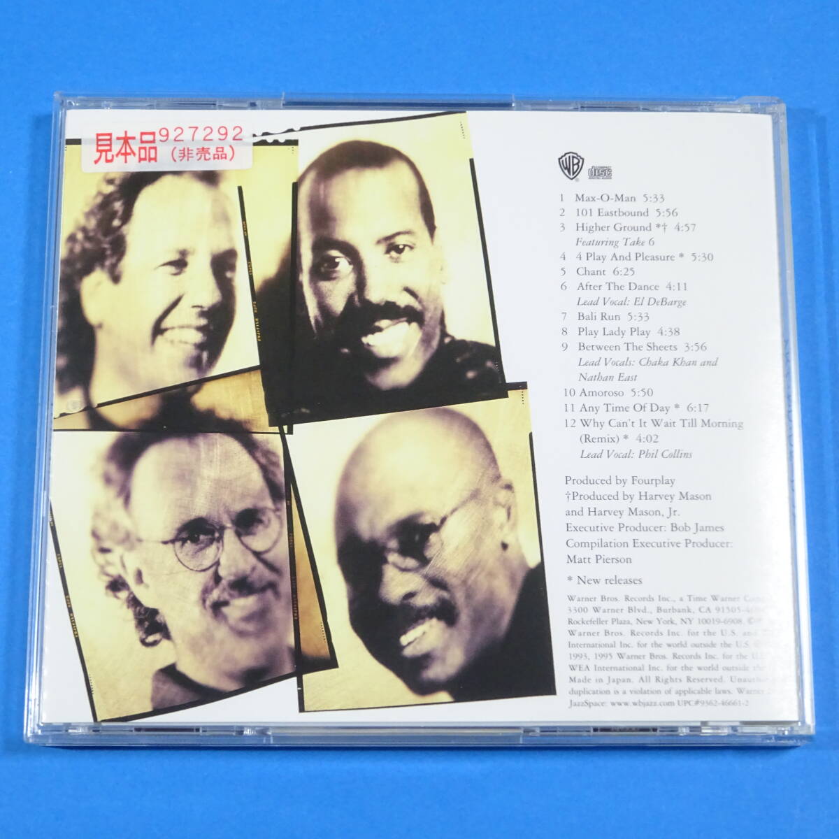 CD　フォープレイ / ベスト・オブ・フォープレイ　FOURPLAY / THE BEST OF FOURPLAY【非売品 見本盤】1997年 日本盤 フュージョン ベスト盤_画像3