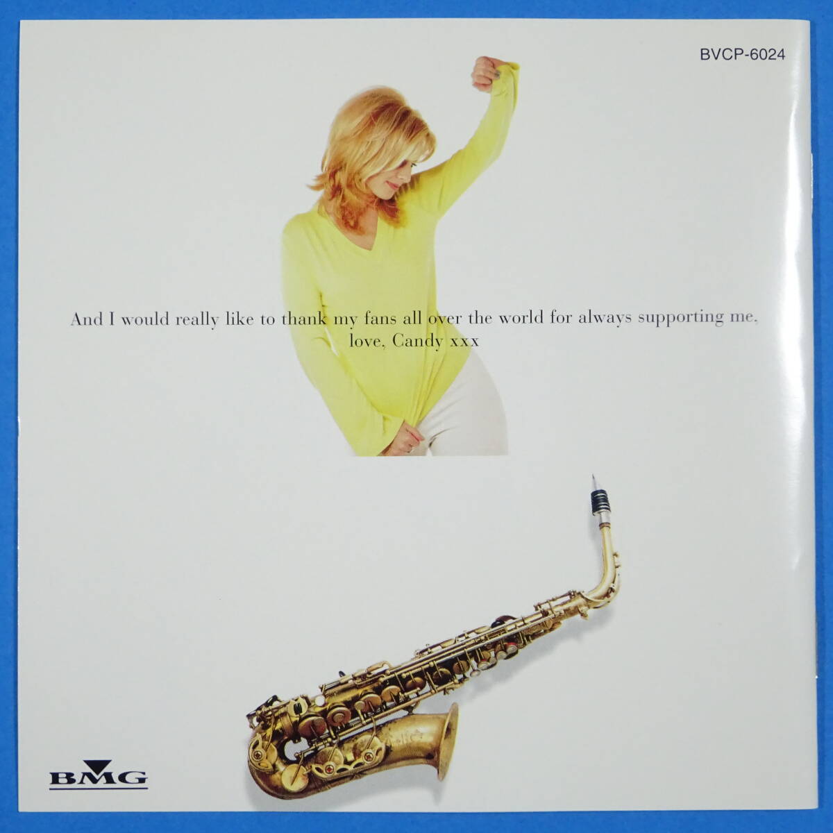 CD　キャンディ・ダルファー / フォー・ザ・ラヴ・オブ・ユー　CANDY DULFER / FOR THE LOVE OF YOU【非売品 見本盤】1997年　日本盤_画像6