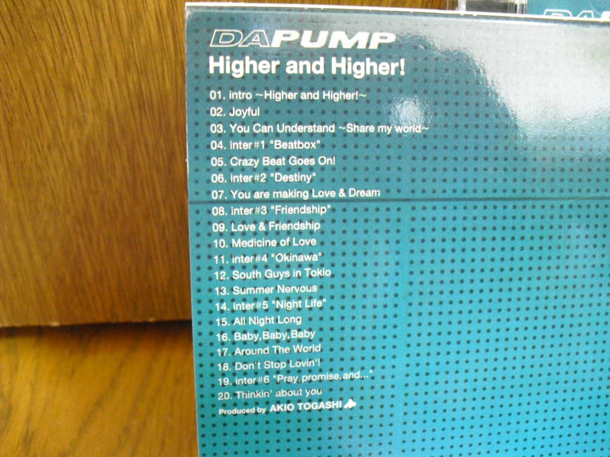 初回限定盤 20曲CD DA PUMP ダ・パンプ Higher and Higher /Crazy Beat Goes On Joyful Around The World ALL NIGHT LONG SUMMER /ISSA_画像2