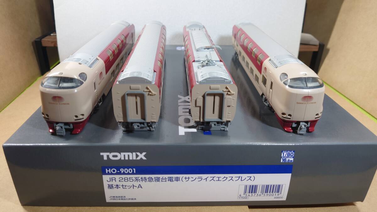 トミックス JR 285系特急寝台電車（サンライズエクスプレス）基本セットB HO-9001（中古）_画像2