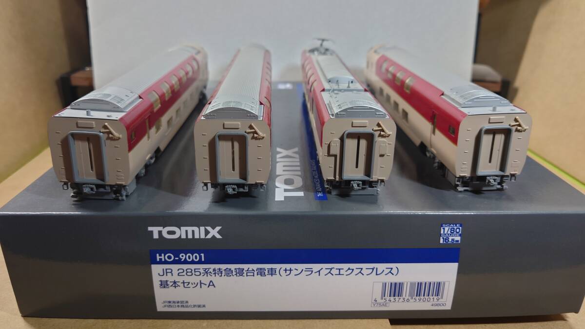 トミックス JR 285系特急寝台電車（サンライズエクスプレス）基本セットB HO-9001（中古）_画像3