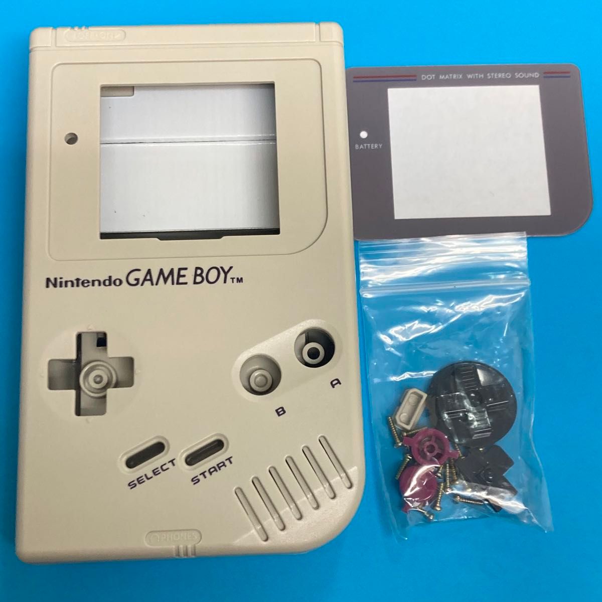 ゲームボーイ 外装 交換シェル　初代 GAMEBOY レトロ ゲーム機　ゲームボーイ 外装 交換シェル　2個セット