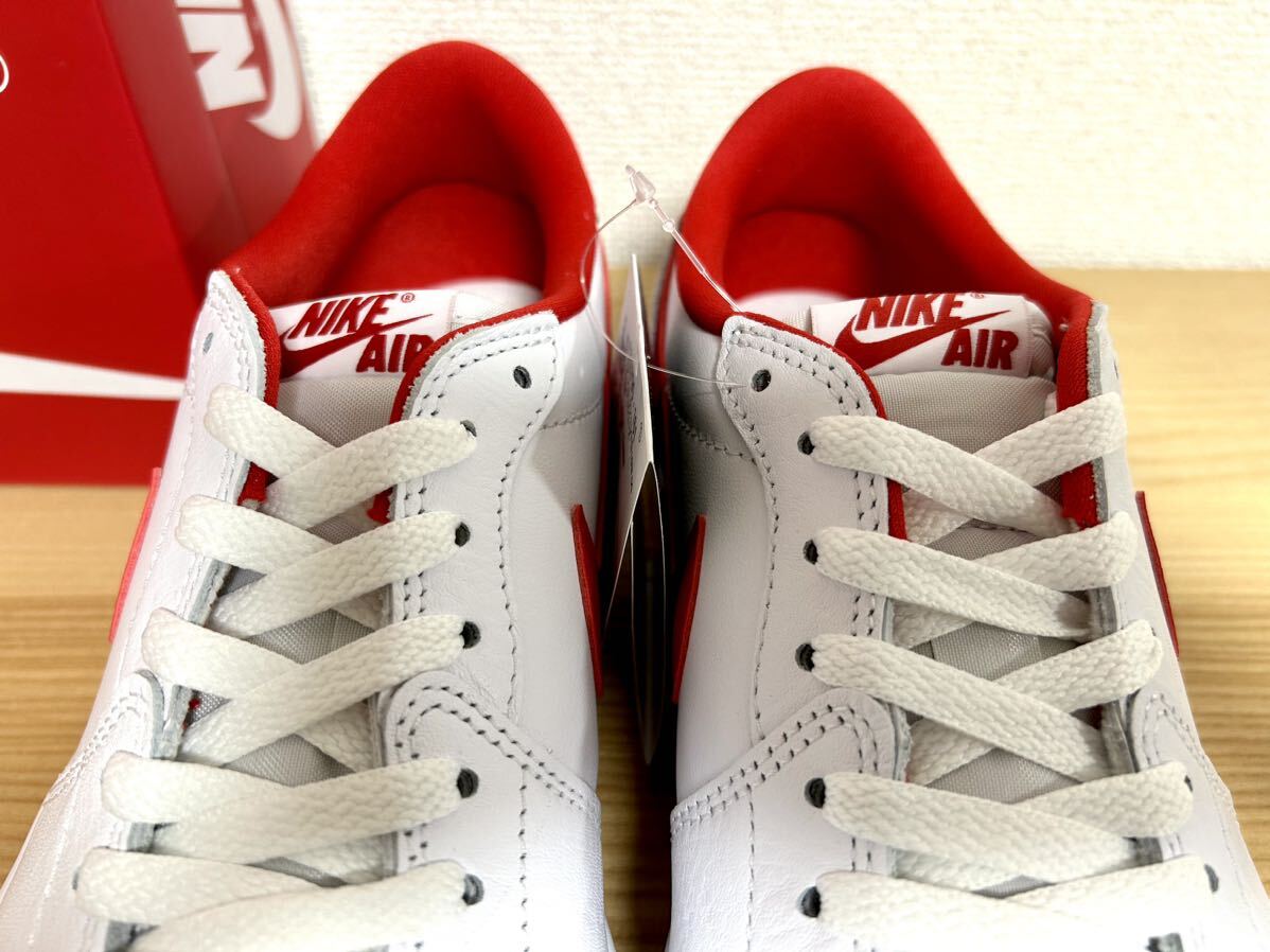 NIKE ナイキ エア ジョーダン 1 LOW OG White/Red 28.0㎝ 新品 ホワイト/ホワイト/ユニバーシティレッド SNK1178_画像4