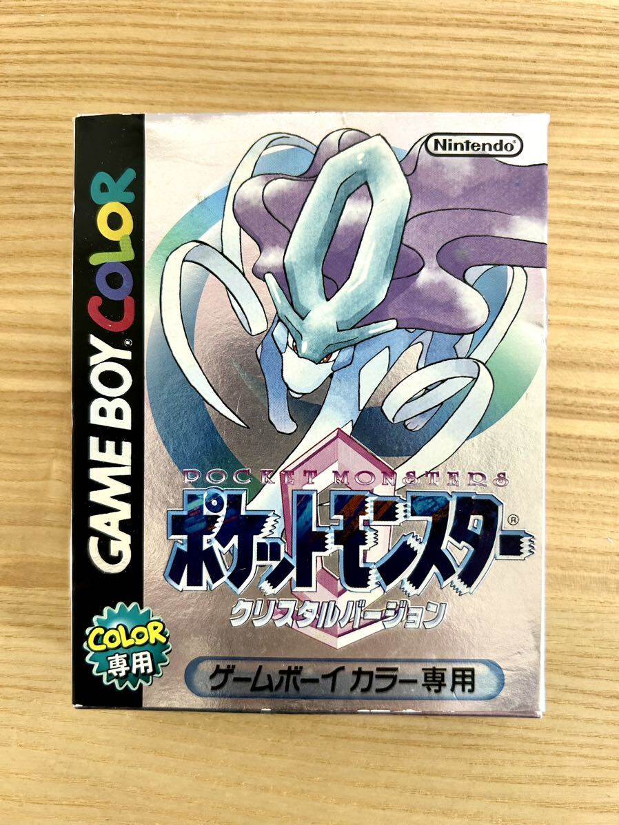 【限定即決】ポケットモンスター クリスタルバージョン 箱‐取説あり 任天堂 CGB-P-BXTJ N.2597 ゲームボーイ アドバンス レア レトロ 同梱_画像1