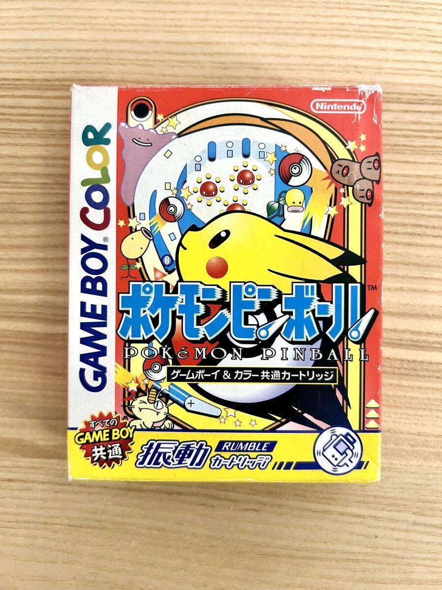 【限定即決】ポケモンピンボール POkeMON PINBALL 箱-取説‐別紙あり 任天堂 DNG-P-VPHJ N.2613 ゲームボーイ アドバンス レア レトロ 同梱_画像1