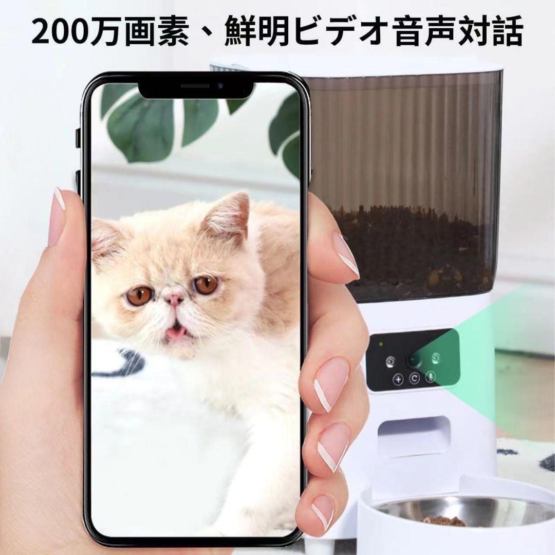  automatic feeding machine automatic feeder dog cat high capacity smartphone camera attaching 
