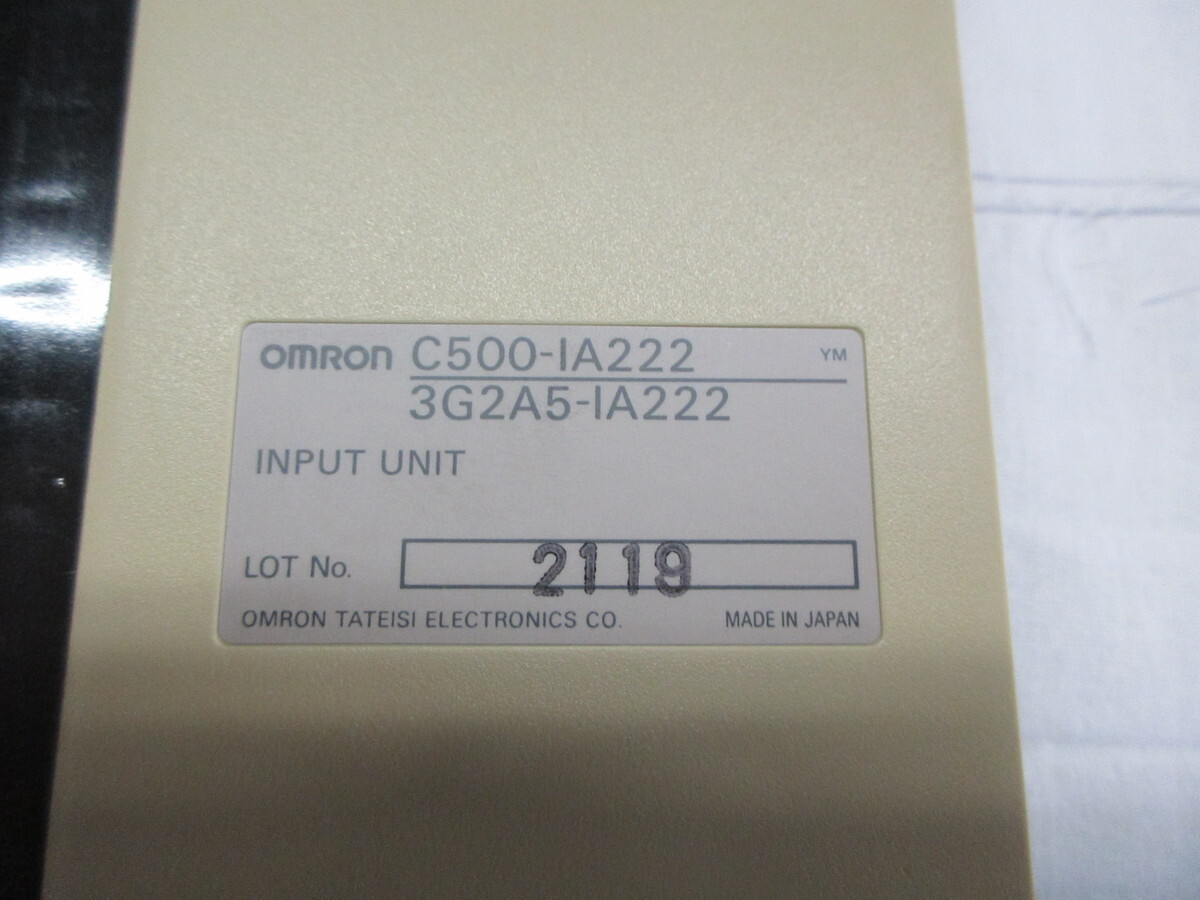 146　OMRON　入力ユニット　C500-IA222_画像3