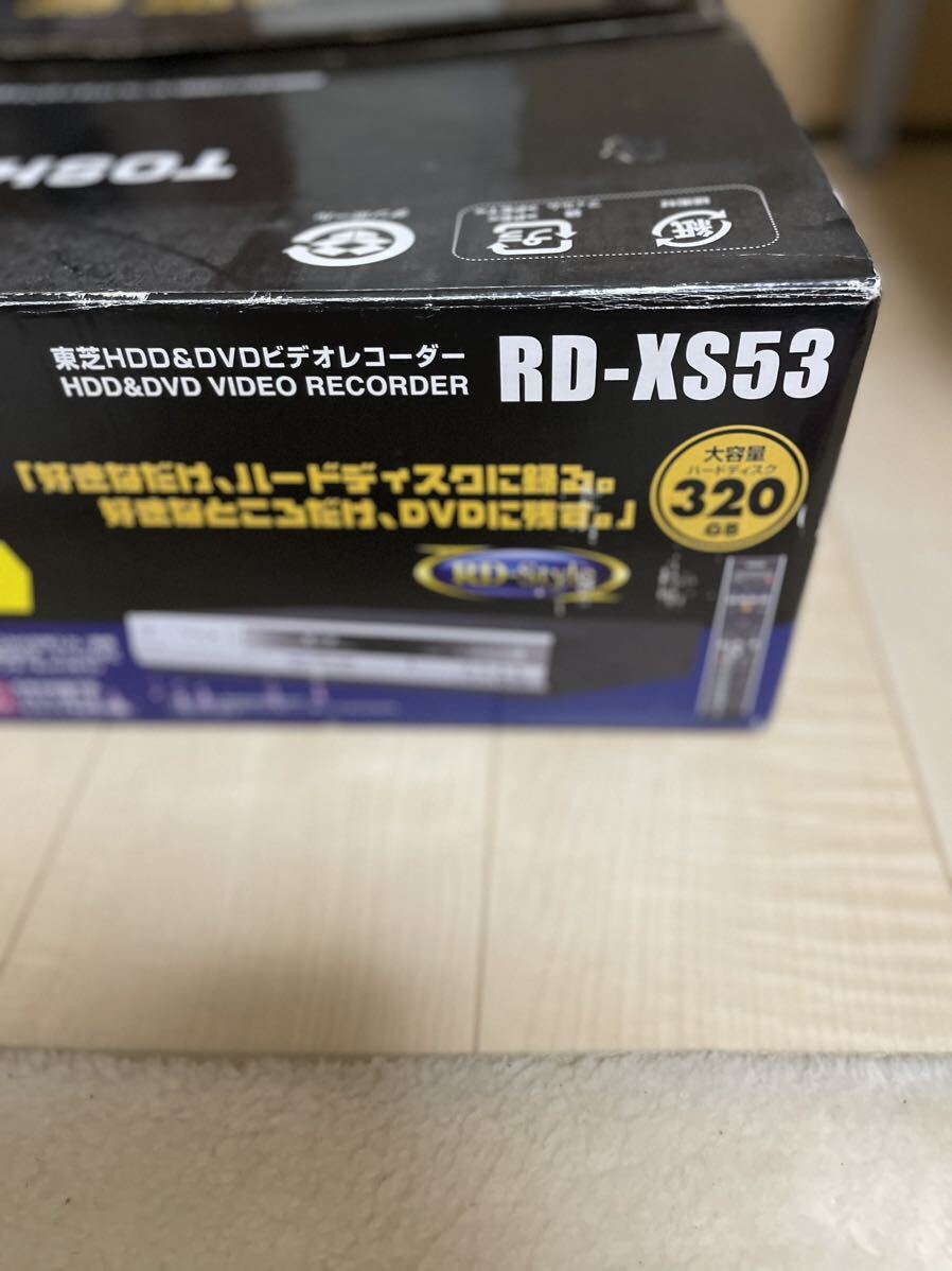 東芝 HDD&DVDビデオレコーダー RD-XS53 動作品_画像5