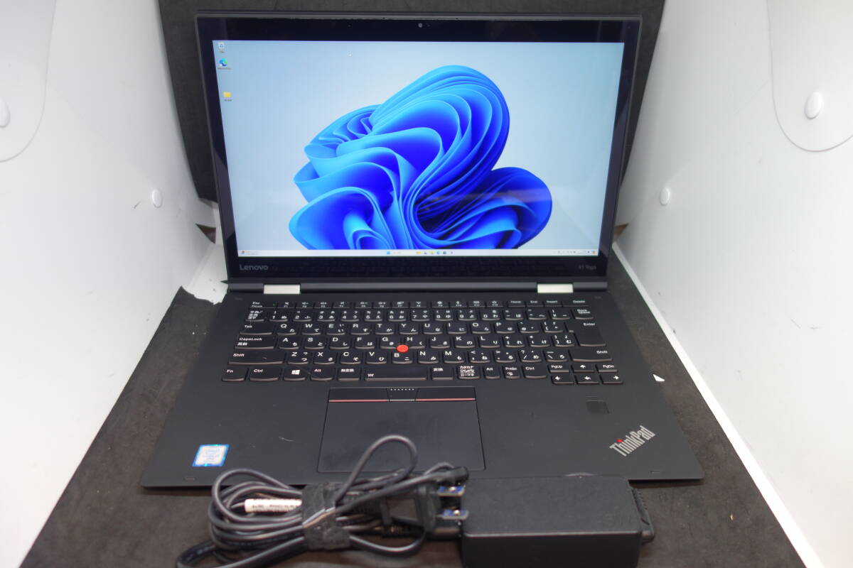 （392）Lenovo ThinkPad X1 Yoga 2in1　20JE-S2DN2C Core i7 7600U 2.80GHz/16GB/512GB　14インチ　タッチパネル ソフト400本バンドル_画像1