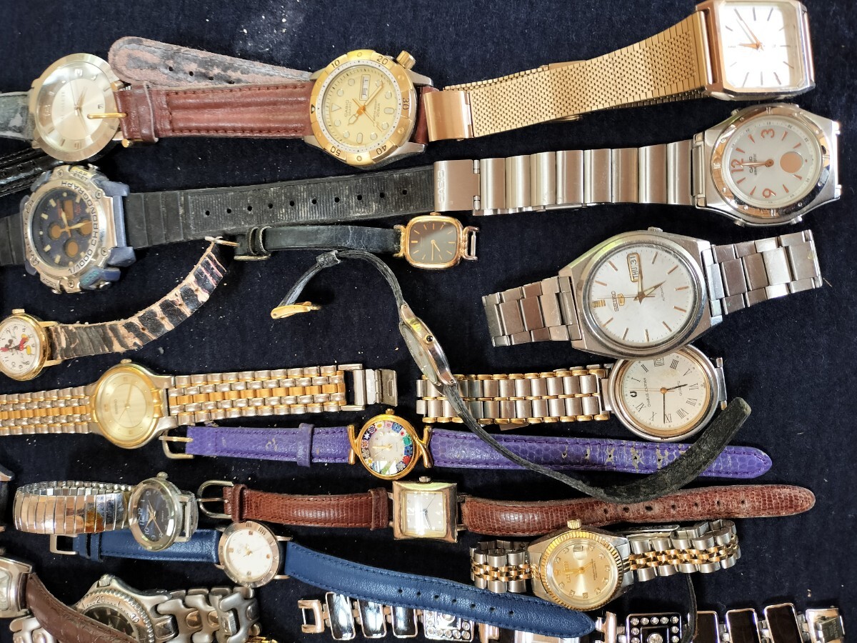 ジャンク 未整備品 腕時計 国産 舶来 セット売り⑦ セイコー シチズン カシオ テクノス  等の画像7