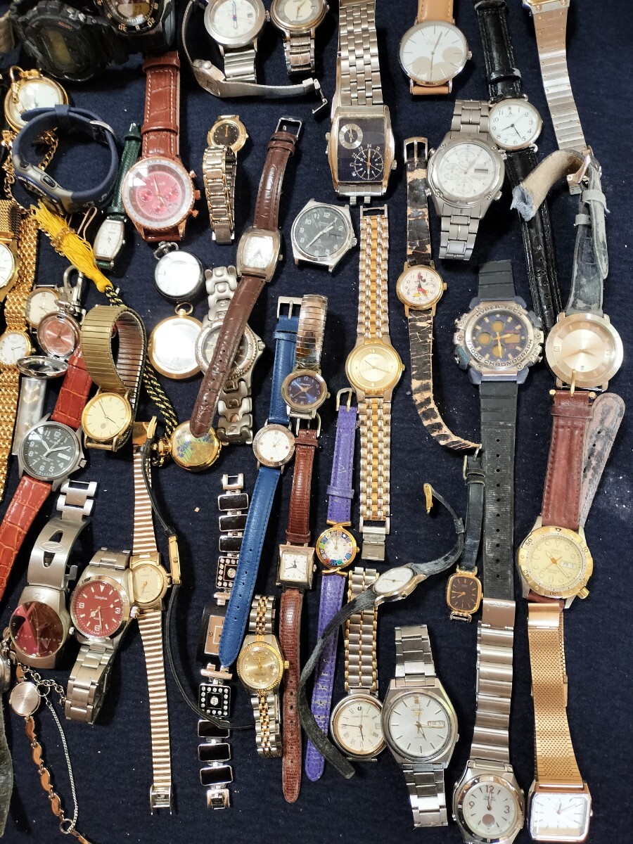 ジャンク 未整備品 腕時計 国産 舶来 セット売り⑦ セイコー シチズン カシオ テクノス  等の画像5
