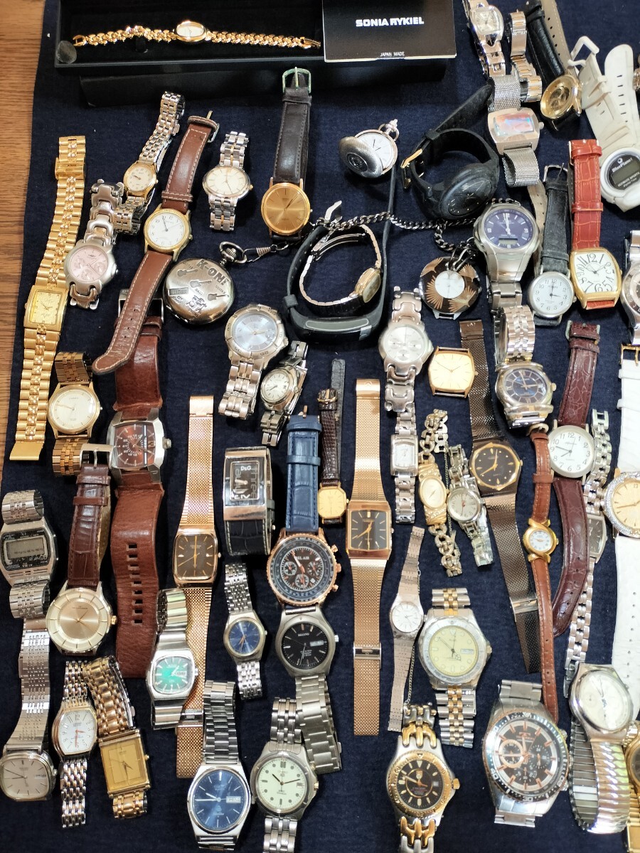 ジャンク 未整備品 腕時計 国産 舶来 セット売り⑦ セイコー シチズン カシオ テクノス  等の画像2