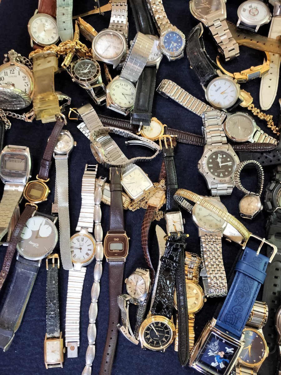 ジャンク 未整備品 腕時計 国産 舶来 セット売り セイコー シチズン カシオ ウォルサム ダンヒル  等の画像2