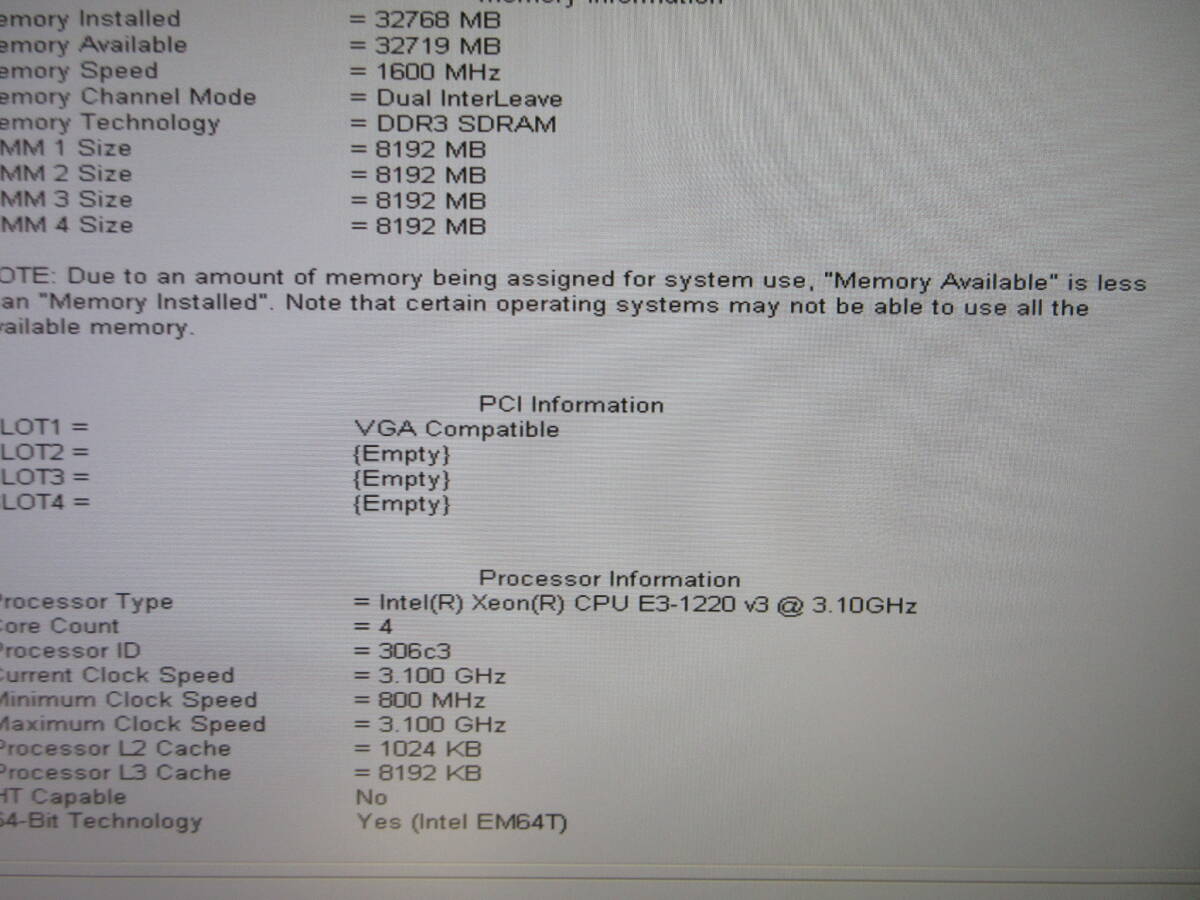 [*HDD less ]DELL Precision T1700 Workstation / Xeon E3-1220v3 3.10GHz / 32GB / Quadro k2000 / DVD-ROM / No.V023