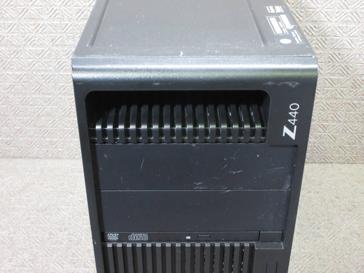 HP Z440 Workstation / Xeon E5-1620v3 3.50GHz / 3.5HDD 500GB / 16GB / Quadro K4200 / DVD-ROM / Win10 Pro / No.V053