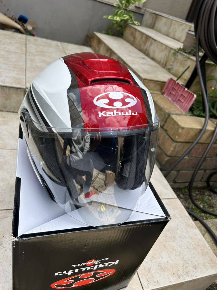 未使用 KABUTO ジェットヘルメット サイズXLの画像1