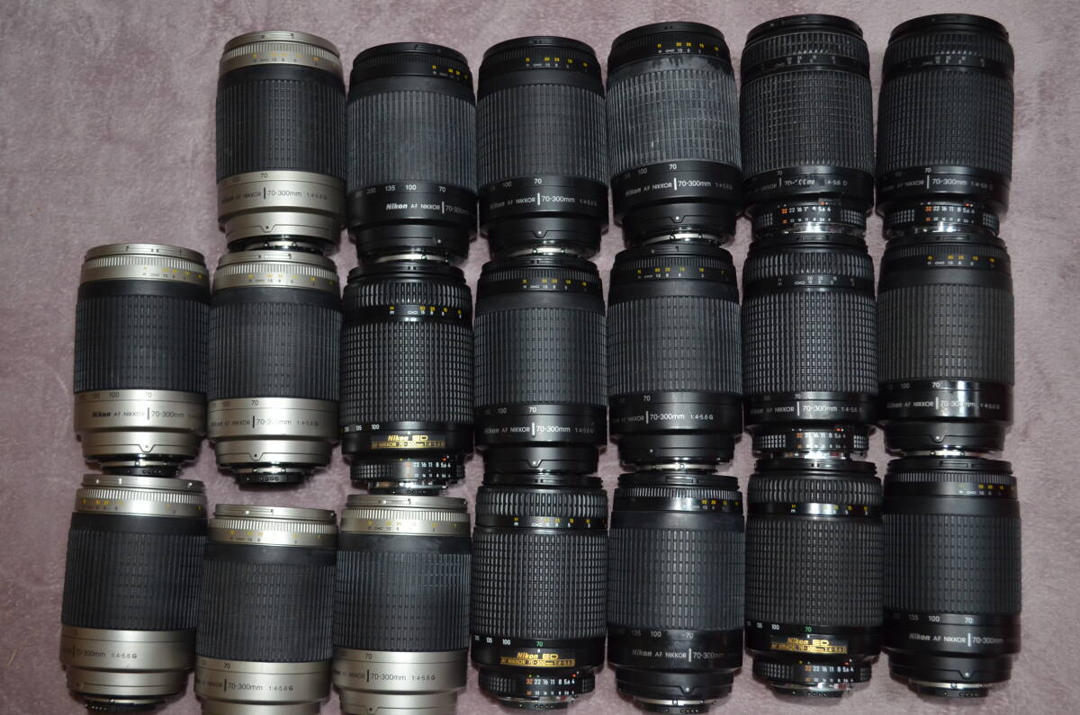 Nikon レンズ AF 70-300 まとめてセット 20本 動作未確認 [z305] _画像1