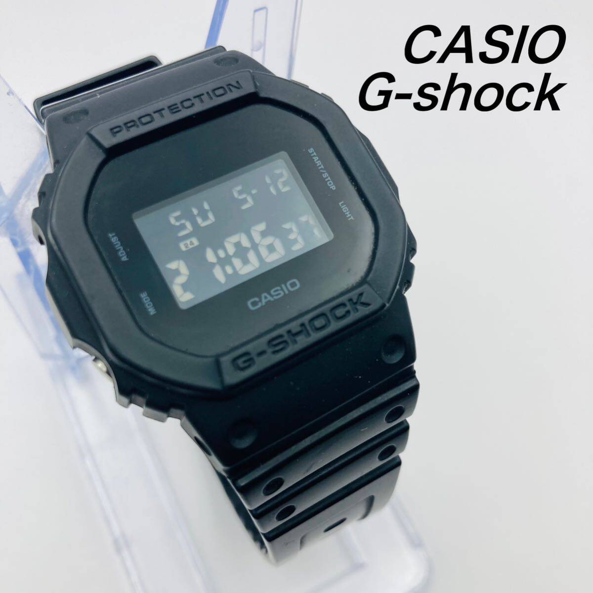 CASIO G-SHOCK デジタル腕時計 ブラック 20気圧防水 DW-5600BB _画像1