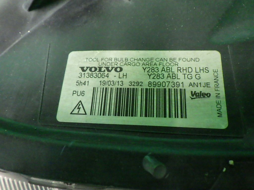  Volvo V60[FB4164T previous term ] head light (HID left light ) headlamp ballast attaching xenon 31383064