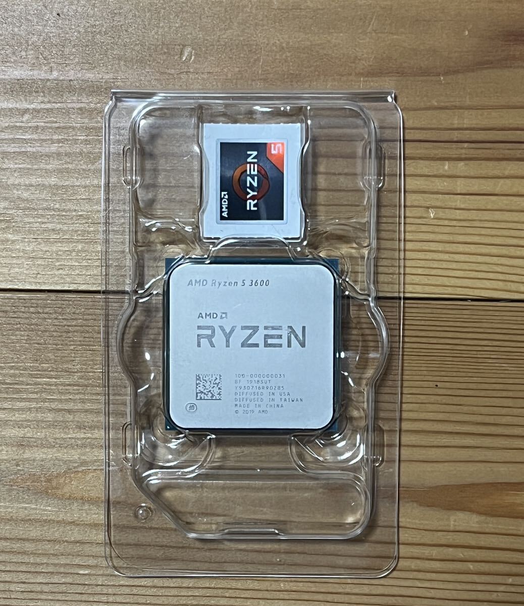 【中古】AMD Ryzen5 3600 6コア12スレッド Socket AM4_画像1