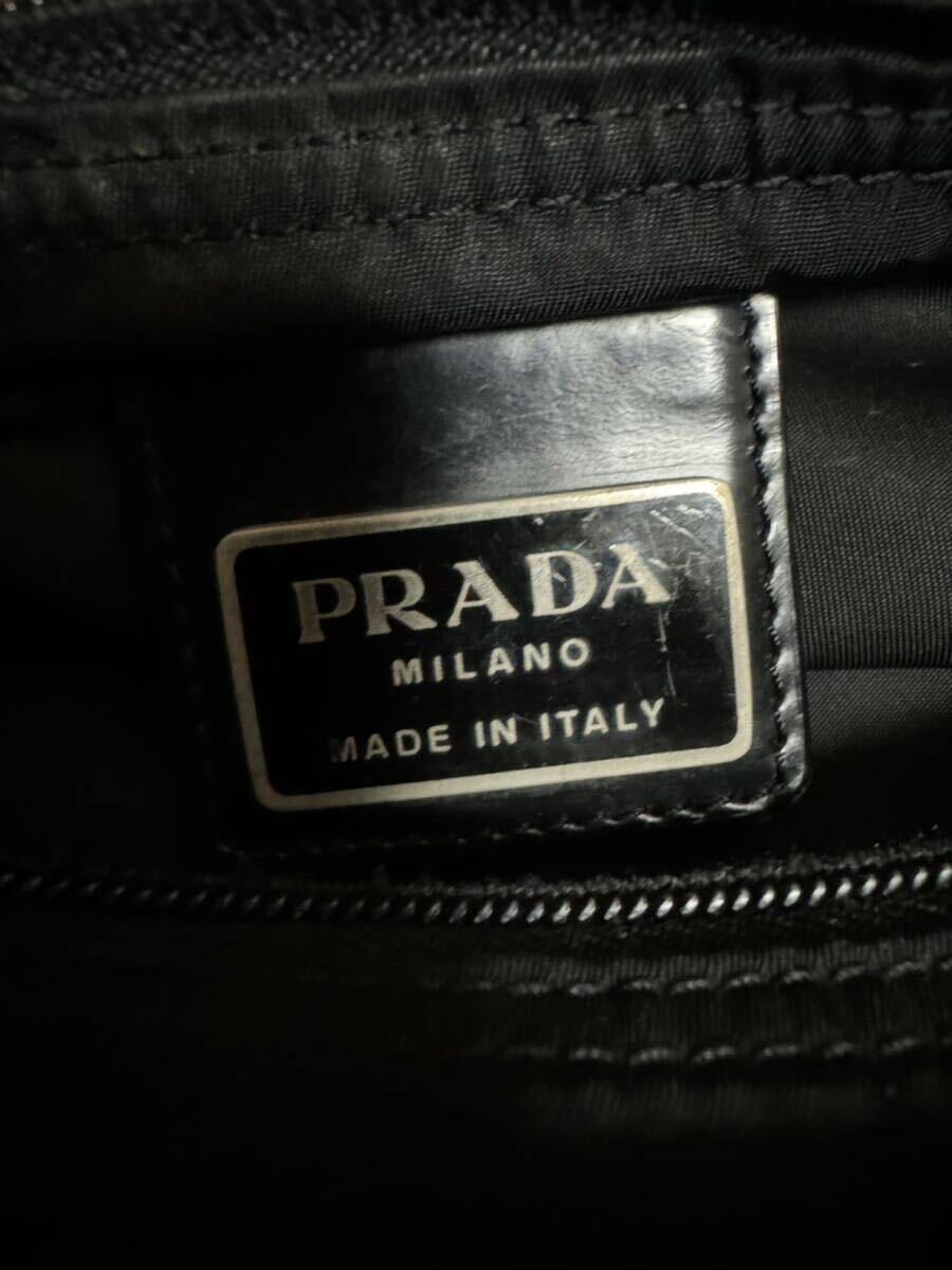 PRADA プラダ ショルダーバッグ ナイロン 黒 _画像4