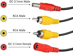 20m加長RCA映像+DC電源延長ケーブ 駐車モニター/バックカメラ/貨物自動車トラック/防犯専用だ配線 Phono端子+DC 5_画像3