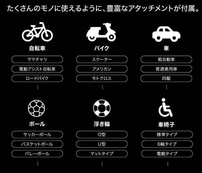 1円スタート エアーコンプレッサー 電動空気入れ 給電式 LEDライト付き エアーポンプ インフレータブル 携帯ポンプ ポータブル 車 自転車_画像9