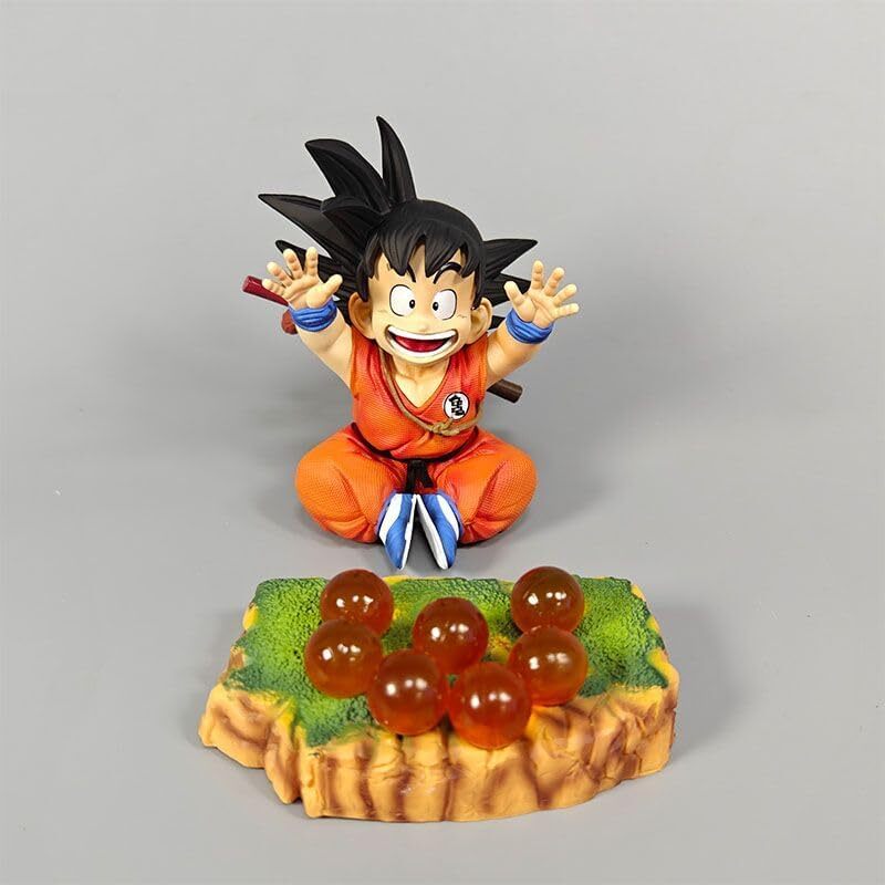 １円スタート！送料無料！ドラゴンボール 孫悟空 フィギュア GKフィギュア 可愛い ガレージキットフィギュア 神龍を呼び出す_画像4