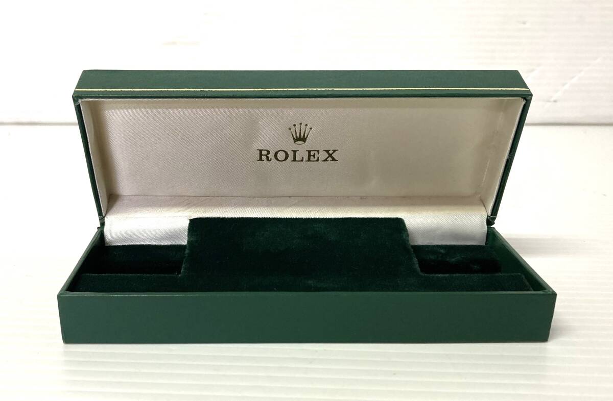 ★☆レア 純正 ROLEX ロレックス　アンティーク 時計ケース グリーン 緑 箱 BOX 腕時計ケース アクセサリーケース 528☆★_画像2