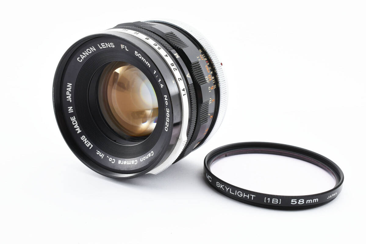 【 美品】キャノン CANON FL 50mm F1.4 MF Standard Lens #2118286_画像2