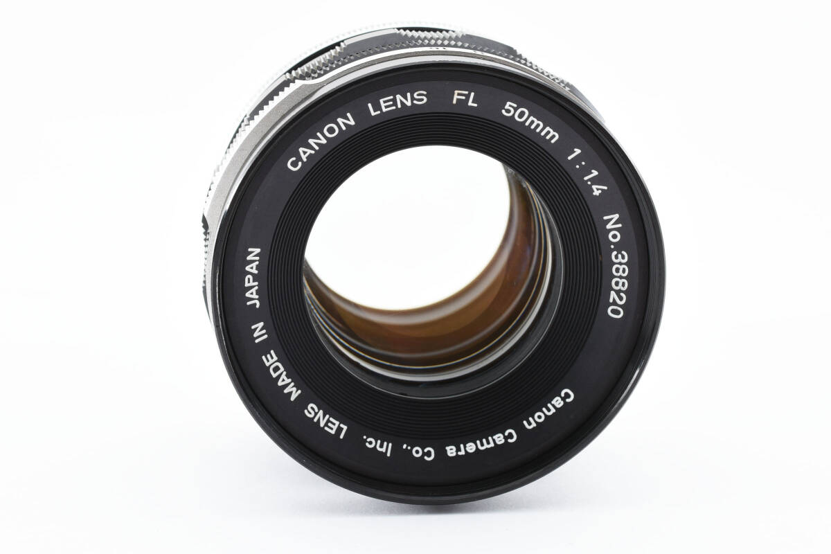 【 美品】キャノン CANON FL 50mm F1.4 MF Standard Lens #2118286_画像3