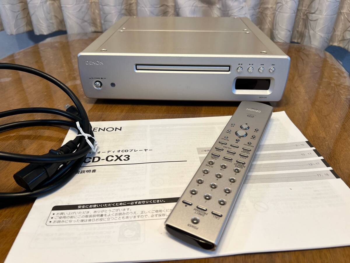 DENON デノン CDプレーヤー DCD-CX3 スーパーオーディオCD_画像1