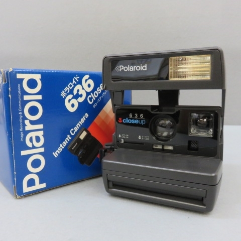 R131★Polaroid ポラロイドカメラ 636 クローズアップレンズ付 ◎ジャンク 5/8★Aの画像1