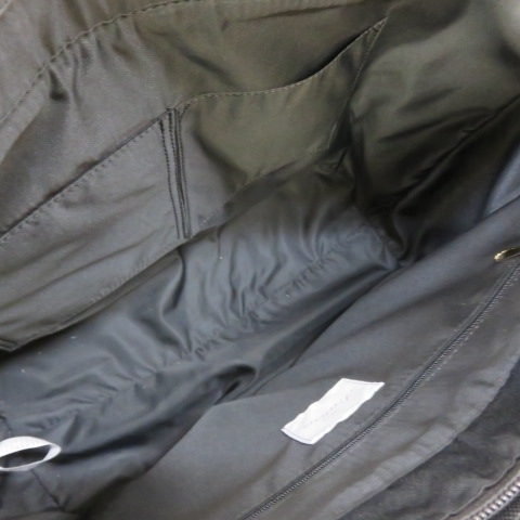 J111*PRECIOUS pouch attaching business bag tote bag black 2/16*A