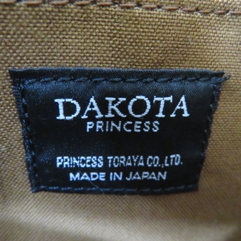 H411★DAKOTA　ダコタ　レザー　ハンドバッグ　茶系★A_画像6