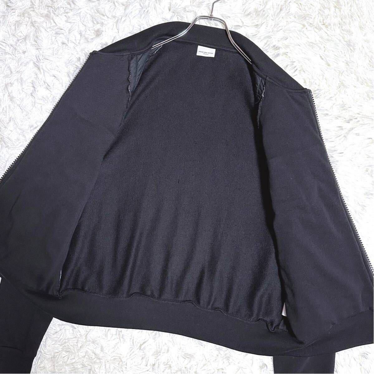 DRIES VAN NOTEN Dries Van Noten quilting jacket blouson switch combination do King sweat sweatshirt black M size 