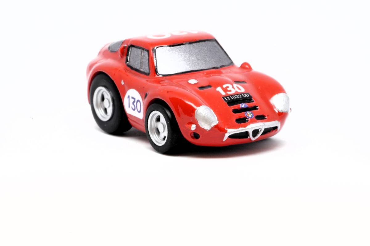 自作ミニカー Alfa Romeo TZ2 アルファロメオ TZ2 レジンボディー完成品の画像1