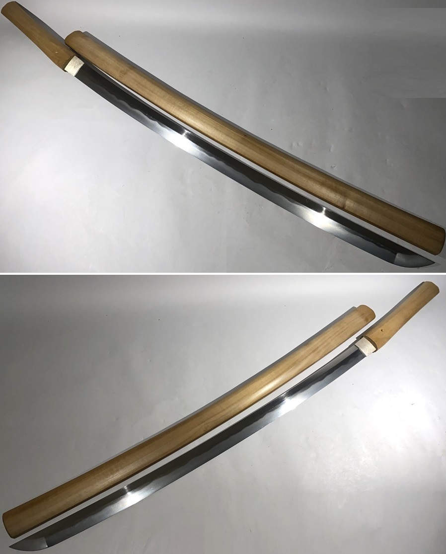 【真剣】現代刀★迫力/豪刀！身幅あり！刃長７１．０cm★裸身重量1060ｇ★居合/抜刀/試し切り！ 埼玉70759_画像3